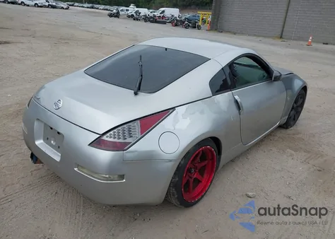 2003 Nissan 350Z Enthusiast из США, поврежденный, VIN JN1AZ34D83T118618